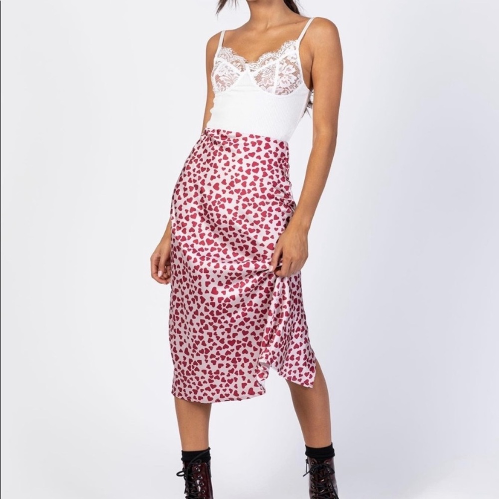 Princess Polly Heart Skirt Size 6